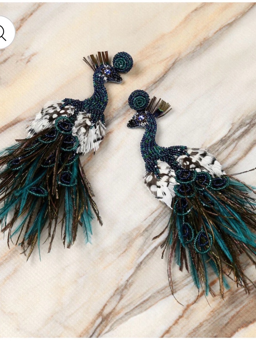 Sold out Peacock Earrings